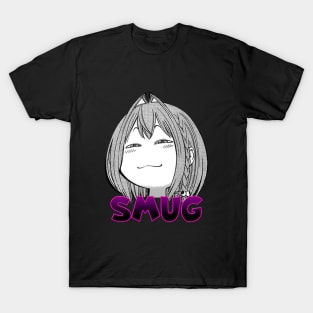 Waifu Smug Funny Anime Girl T-Shirt